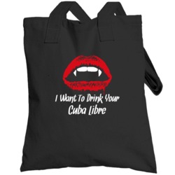 I Want To Drink Your Cuba Libre Funny Alcohol Totebag
