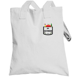 Ms Guzman Pretend Pocket Funny Teachers Totebag