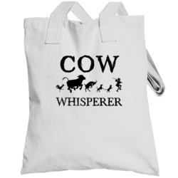 Cow Animal Whisperer Totebag