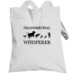 Neanderthal Animal Whisperer Totebag