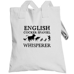 English Cocker Spaniel Animal Whisperer Totebag