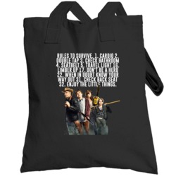 Rules To Survive Zombieland Funny Movie Quote Character Fan Totebag