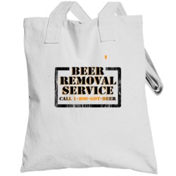 Beer Removal Service Name Totebag
