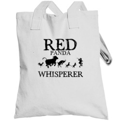 Red Panda Animal Whisperer Totebag