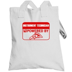 Instrument Technicians Powered By Pizza Occupations Totebag