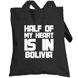 Bolivia Half My Heart Countries Totebag