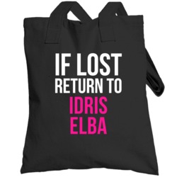 If Lost Return To Idris Elba Male Actor Movie Fan Totebag