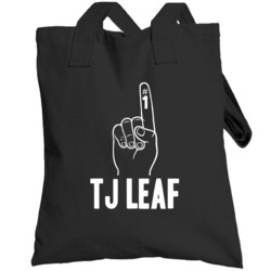Tj Leaf Number 1 Finger Indiana Basketball Team Fan Totebag