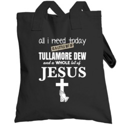 And Jesus Funny Drinking Totebag