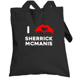 I Heart Sherrick Mcmanis Chicago Football Team Fan Totebag
