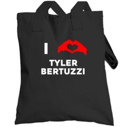 I Heart Tyler Bertuzzi Detroit Hockey Team Fan Totebag