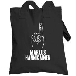 Markus Hannikainen Number 1 Finger Columbus Hockey Team Fan Totebag