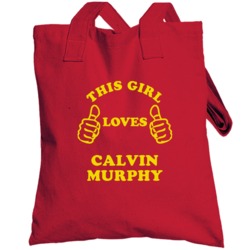 Calvin Murphy This Girl Loves Houston Basketball Texas Sports Totebag