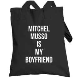 Mitchel Musso Is My Boyfriend Male Actor Movie Fan Totebag