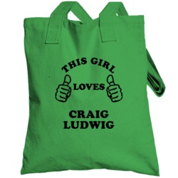 Craig Ludwig This Girl Loves Dallas Texas Sports Hockey Totebag