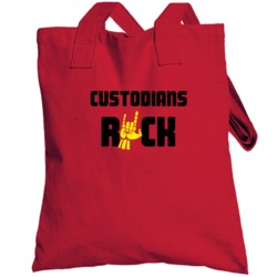 Custodians Rock Cool Badass Custom Job Lover Totebag