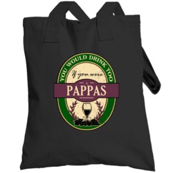 You Would Drink Too If You Were A Pappas Wine Label Last Name Worn Loo