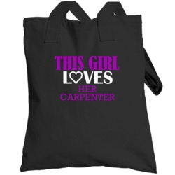Carpenter This Girl Loves Her Job Fun Totebag
