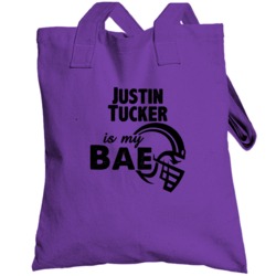 Justin Tucker Is My Bae Baltimore Football Fan Totebag