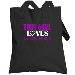 Plumber This Girl Loves Her Job Fun Totebag