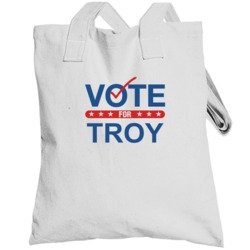Vote For Election School Work Politics Troy Totebag