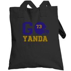 Go Player Marshal Yanda Baltimore Football Team Fan Totebag