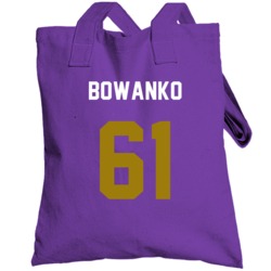 Jersey Back Luke Bowanko Baltimore Football Team Fan For Purple Toteba
