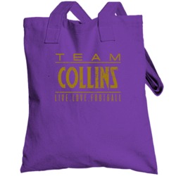 Live Love Football Alex Collins Baltimore Football Team Fan Totebag