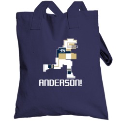 Cj Anderson #35 Tecmo Player Los Angeles R Football Fan Totebag