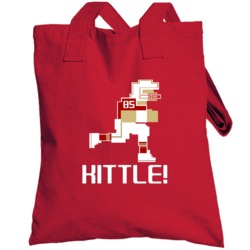 George Kittle #85 Tecmo Player San Francisco Football Fan Totebag