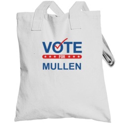 Vote For Election School Work Politics Mullen Totebag