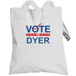 Vote For Election School Work Politics Dyer Totebag