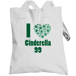 I Heart Cinderella 99 Cannabis Strain Totebag