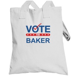 Vote For Election School Work Politics Baker Totebag