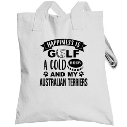Happiness Is Golf Beer And My  Totebag