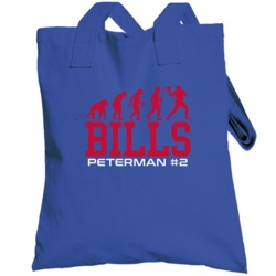 Evolution Nathan Peterman Buffalo Football Team Fan Totebag