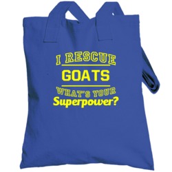 I Rescue Animals Whats Your Superpower Animal Lover Customizable Toteb