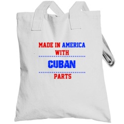Made In America With Cuban Parts Nationality Totebag