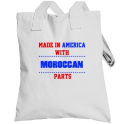Made In America With Moroccan Parts Nationality Totebag