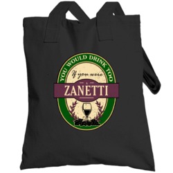 You Would Drink Too If You Were A Zanetti Wine Label Last Name Worn Lo