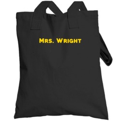 Mrs Miss Ms Last Name Surname Wright Totebag