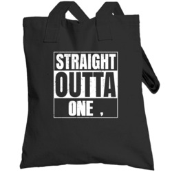 Straight Outta School Subject Learning Parody Customizable Totebag