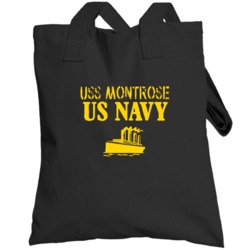 Uss Montrose Us Navy Ship Crew Boat Totebag