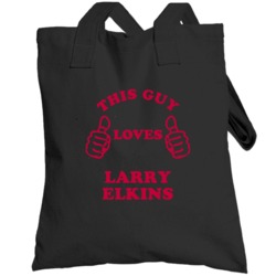 Larry Elkins This Guy Loves Houston Texas Sports Football Totebag