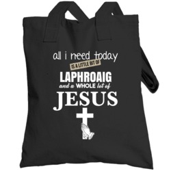 And Jesus Funny Drinking Totebag