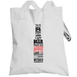 Justice Cheers Drink Up Beer Bottle Fun Totebag