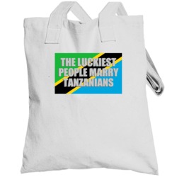 Luckiest People Marry Tanzanian Nationality Totebag
