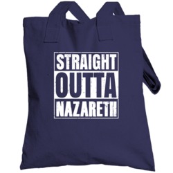 Straight Outta School Subject Learning Parody Customizable Totebag