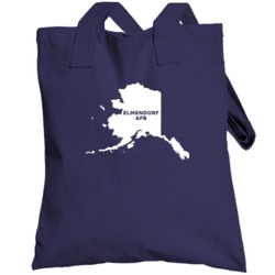 Elmendorf Afb Alaska Custom City Patriotic Usa Totebag