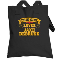Jake Debrusk This Girl Loves Boston Hockey Sports Athlete Totebag